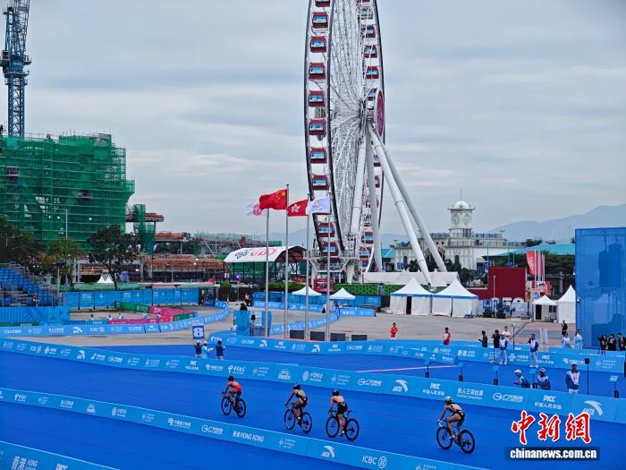 粤港澳全运会铁人三项：许朗凭看得到的节奏享